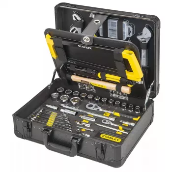 Mechaninių įrankių rinkinys Stanley STMT98109-1 142 įrankiai juoda geltona