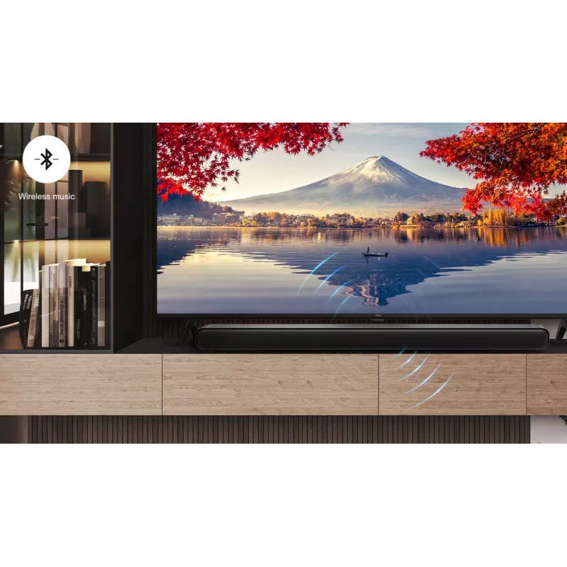 TCL S S45H 2.0 kanalų garso juosta su Dolby Atmos, DTS Virtual:X ir Bluetooth muzikos srautiniu perdavimu