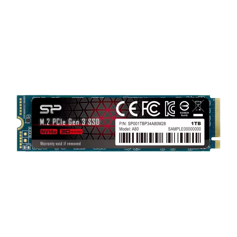 SILICON POWER SSD - 1TB - M2 - Pci-e Gen3x4 P34a80