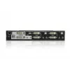 ATEN 2 prievadų USB DVI dviejų ekranų KVM komutatorius su garsu ir USB 2.0 šakotuvu (komplekte KVM laidai)