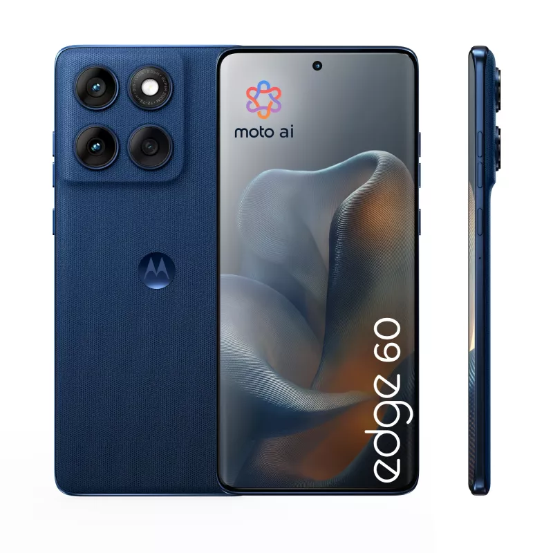 Motorola edge 60 16,9 cm (6,67 colio) Dual SIM Android 15 5G USB Type-C 12 GB 256 GB 5200 mAh Mėlyna