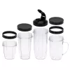 Stalinis trintuvas Adler AD 4084 Smoothie rinkinys – 500 W (maks. 1200 W), 0,7 L stiklinis indas, nuimamas dubuo, juoda