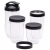 Stalinis trintuvas Adler AD 4084 Smoothie rinkinys – 500 W (maks. 1200 W), 0,7 L stiklinis indas, nuimamas dubuo, juoda