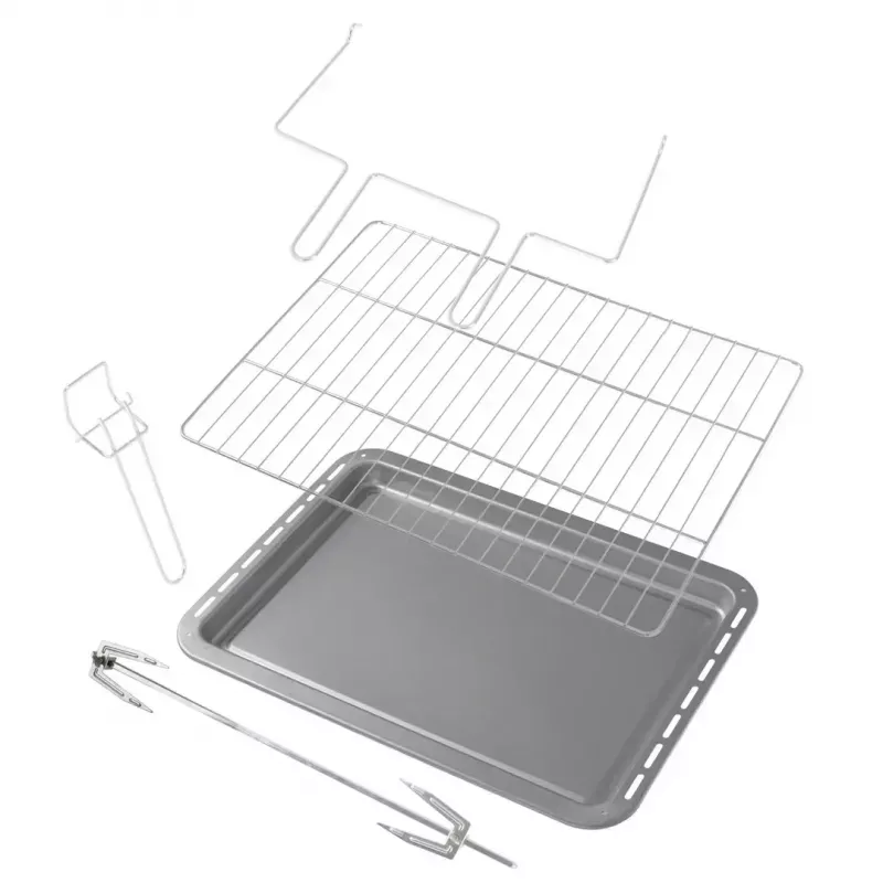 Mini krosnelė Adler AD 6030 — 30 L / 1500 W, mechaninis laikmatis, grilis su sukama ietimi, 230°C, pastatoma, juoda