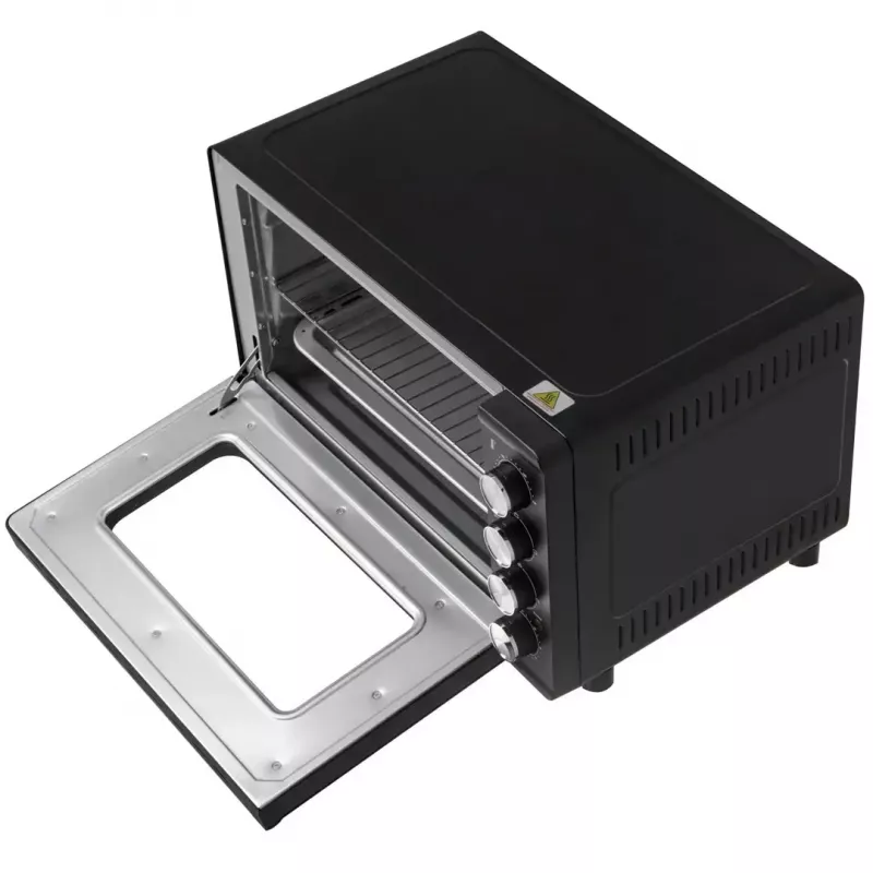 Mini krosnelė Adler AD 6030 — 30 L / 1500 W, mechaninis laikmatis, grilis su sukama ietimi, 230°C, pastatoma, juoda