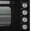 Mini krosnelė Adler AD 6030 — 30 L / 1500 W, mechaninis laikmatis, grilis su sukama ietimi, 230°C, pastatoma, juoda
