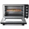 Mini krosnelė Adler AD 6030 — 30 L / 1500 W, mechaninis laikmatis, grilis su sukama ietimi, 230°C, pastatoma, juoda