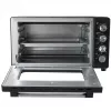 Mini krosnelė Adler AD 6030 — 30 L / 1500 W, mechaninis laikmatis, grilis su sukama ietimi, 230°C, pastatoma, juoda