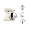 Stacionarus maišytuvas KITCHENAID 5KSM125EAC — 300 W, 4,8 l dubuo, 10 greičių, kreminės spalvos