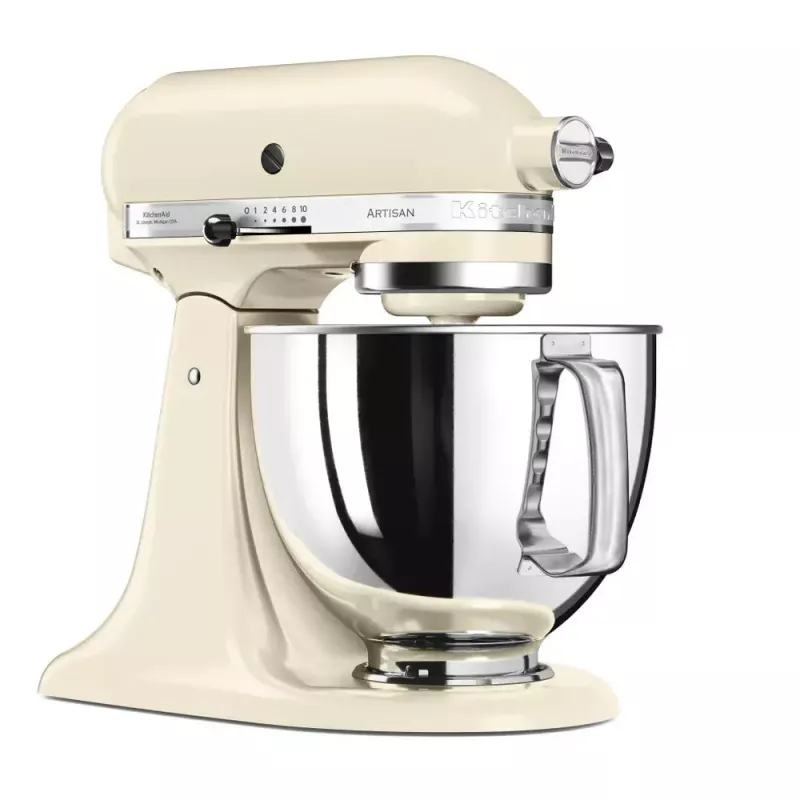 Stacionarus maišytuvas KITCHENAID 5KSM125EAC — 300 W, 4,8 l dubuo, 10 greičių, kreminės spalvos