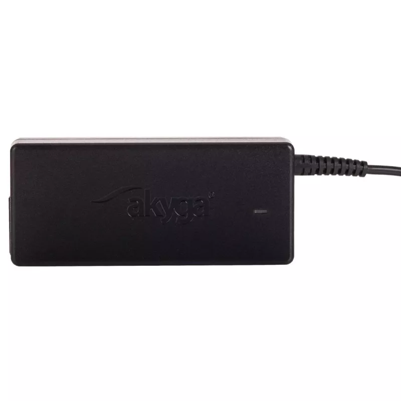Maitinimo adapteris Akyga AK-ND-10 90W 19V 4.74A kintamosios į nuolatinę srovės nešiojamojo kompiuterio įkroviklis, 1,2 m laidas, juodas