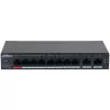 Dahua Technology DH-CS4010-8ET-110 tinklo komutatorius Valdomas L2 Fast Ethernet (10/100) Power over Ethernet (PoE) Juodas