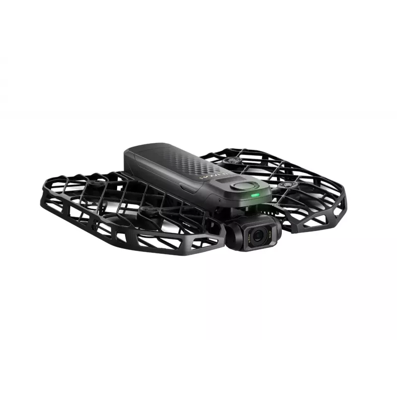 Dronas HOVERAir X1 ProMax — 4 rotoriai, 48 MP kamera, 7680×4320 vaizdo įrašas, 16,6 m/s, 1000 m atstumas, 1920 mAh, 64 GB vidinė atmintis, juodas