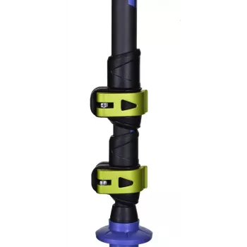 Trekking poles Viking Carbo Lite Juoda Lime, 175 cm, carbon, 610 g