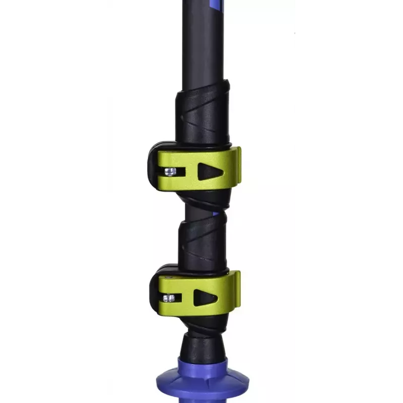 Trekking poles Viking Carbo Lite Juoda Lime, 175 cm, carbon, 610 g