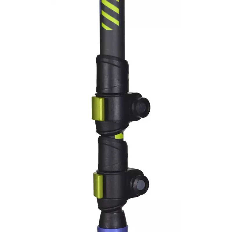 Trekking poles Viking Carbo Lite Juoda Lime, 175 cm, carbon, 610 g