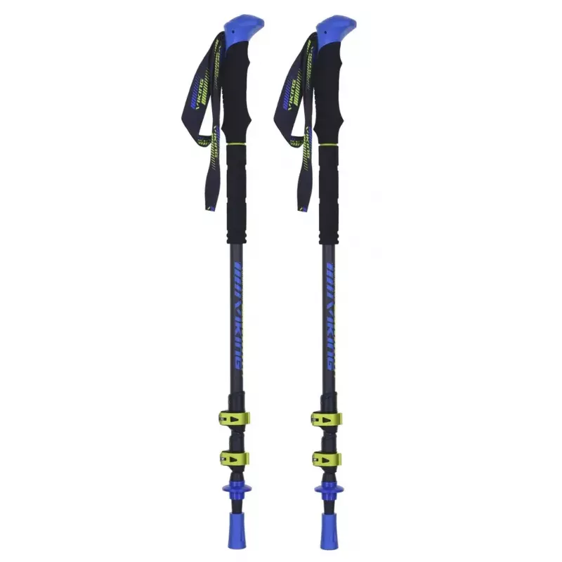 Trekking poles Viking Carbo Lite Juoda Lime, 175 cm, carbon, 610 g