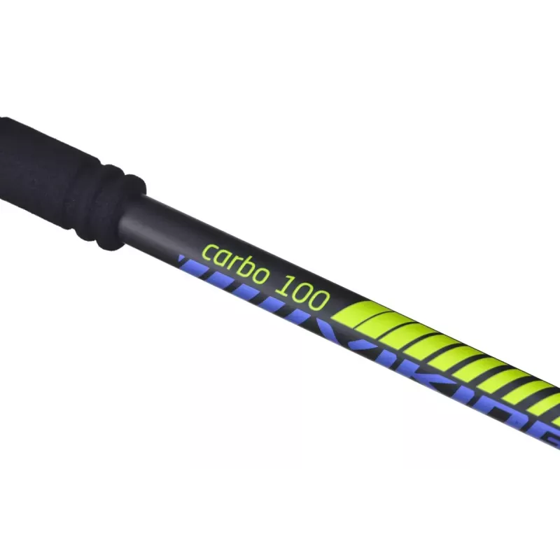 Trekking poles Viking Carbo Lite Juoda Lime, 175 cm, carbon, 610 g