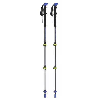 Trekking poles Viking Carbo Lite Juoda Lime, 175 cm, carbon, 610 g