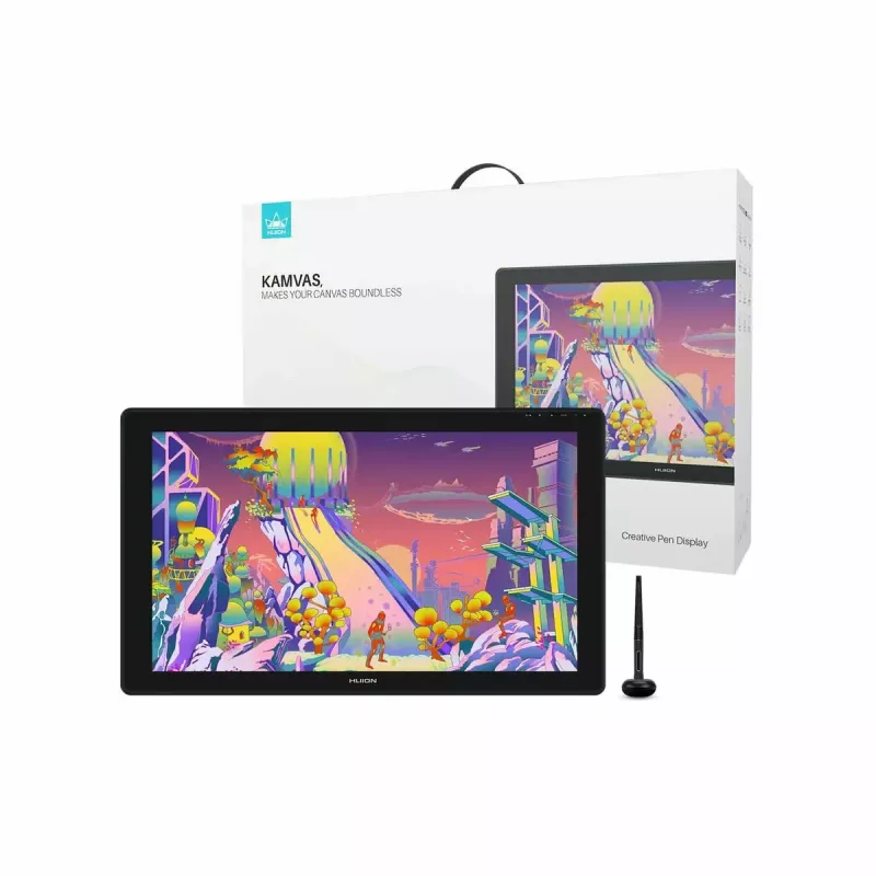 Grafikos planšetė HUION Kamvas 24 Plus GS2402 23,4 colio QHD IPS 2560x1440, 16:9, 8192 slėgio lygių