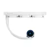 Viskas viename skysčio aušintuvas CHIEFTEC CLC-360-RGB-W — 360 mm radiatorius, 3x 120 mm RGB ventiliatoriai, baltas, 40 cm vamzdeliai
