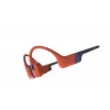 Kaulinio laidumo ausinės Shokz OpenSwim Pro — binaurinės, IP68 atsparios vandeniui, Bluetooth 5.2, iki 9 val. veikimo, ausų kabliukai, raudonos