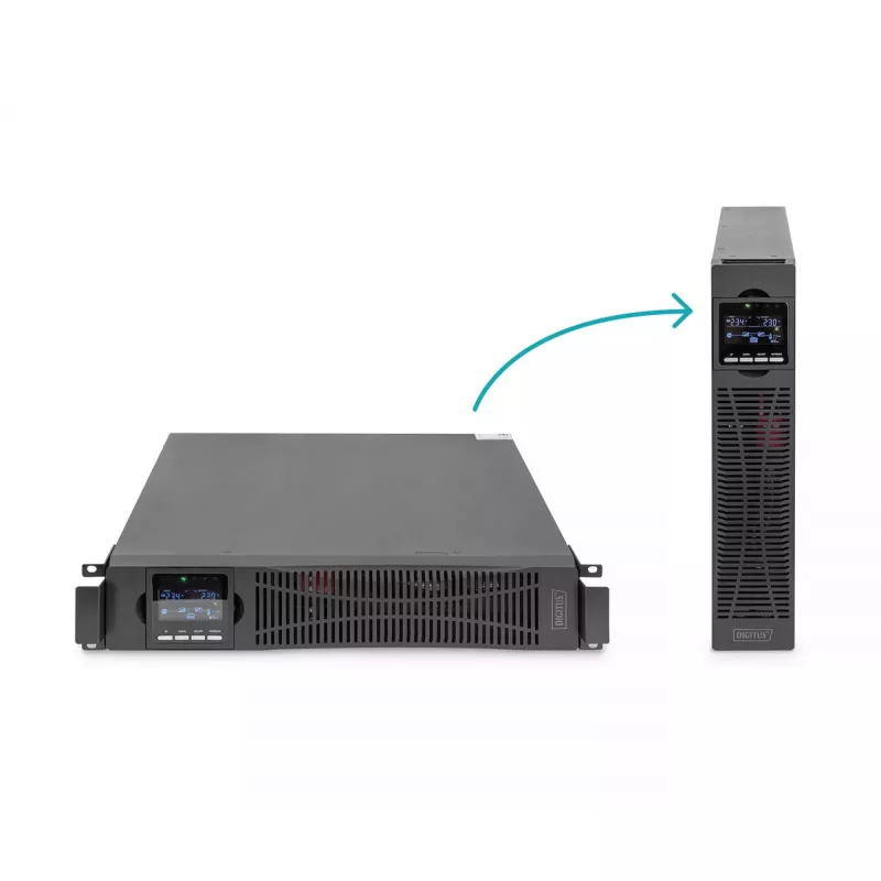 Digitus OnLine UPS sistema 3000 VA 3000 W dvigubos konversijos