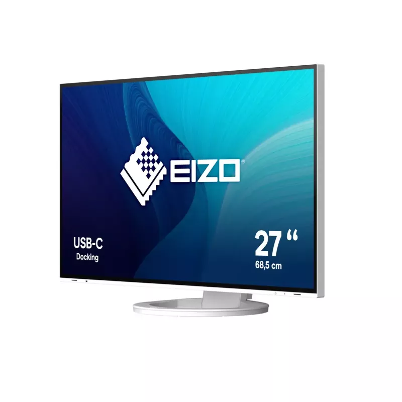 EIZO FlexScan EV2781-WT kompiuterio monitorius 68,6 cm (27 colių) 2560 x 1440 pikselių Quad HD baltas