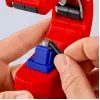 Vamzdžių pjoviklis Knipex 90 23 01 BK plieninė geležtė plastikinė rankena 165 mm
