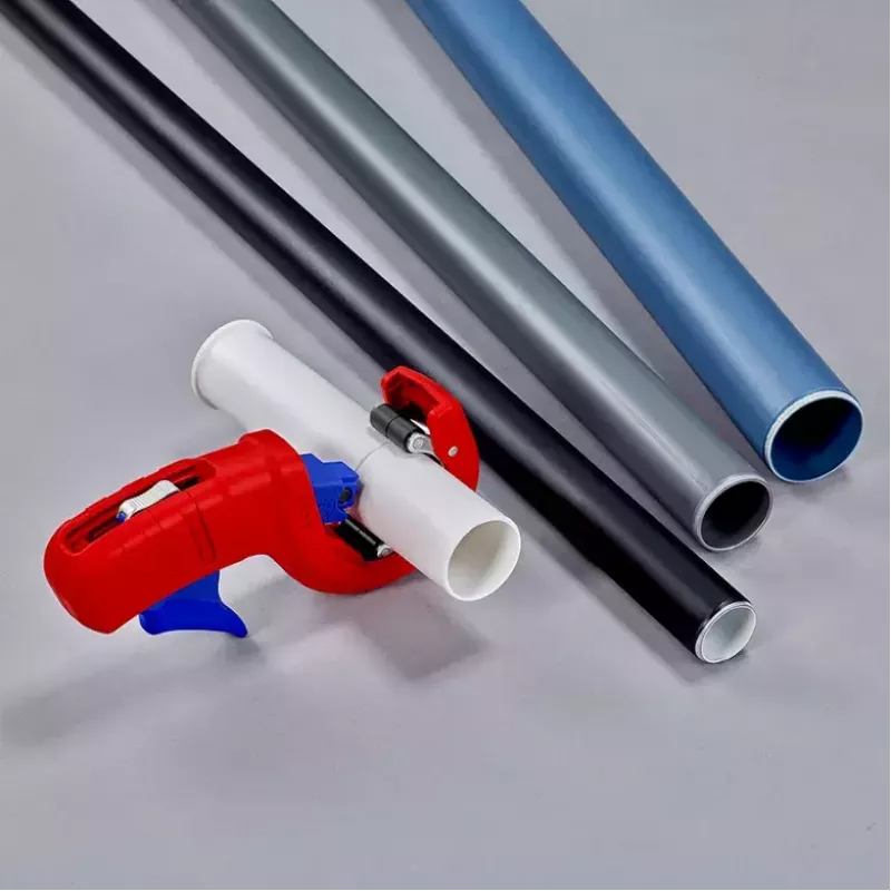 Vamzdžių pjoviklis Knipex 90 23 01 BK plieninė geležtė plastikinė rankena 165 mm