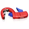 Vamzdžių pjoviklis Knipex 90 23 01 BK plieninė geležtė plastikinė rankena 165 mm