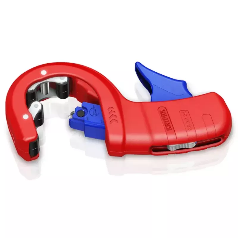 Vamzdžių pjoviklis Knipex 90 23 01 BK plieninė geležtė plastikinė rankena 165 mm