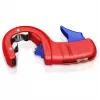 Vamzdžių pjoviklis Knipex 90 23 01 BK plieninė geležtė plastikinė rankena 165 mm
