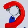 Vamzdžių pjoviklis Knipex 90 23 01 BK plieninė geležtė plastikinė rankena 165 mm