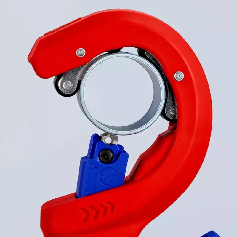 Vamzdžių pjoviklis Knipex 90 23 01 BK plieninė geležtė plastikinė rankena 165 mm