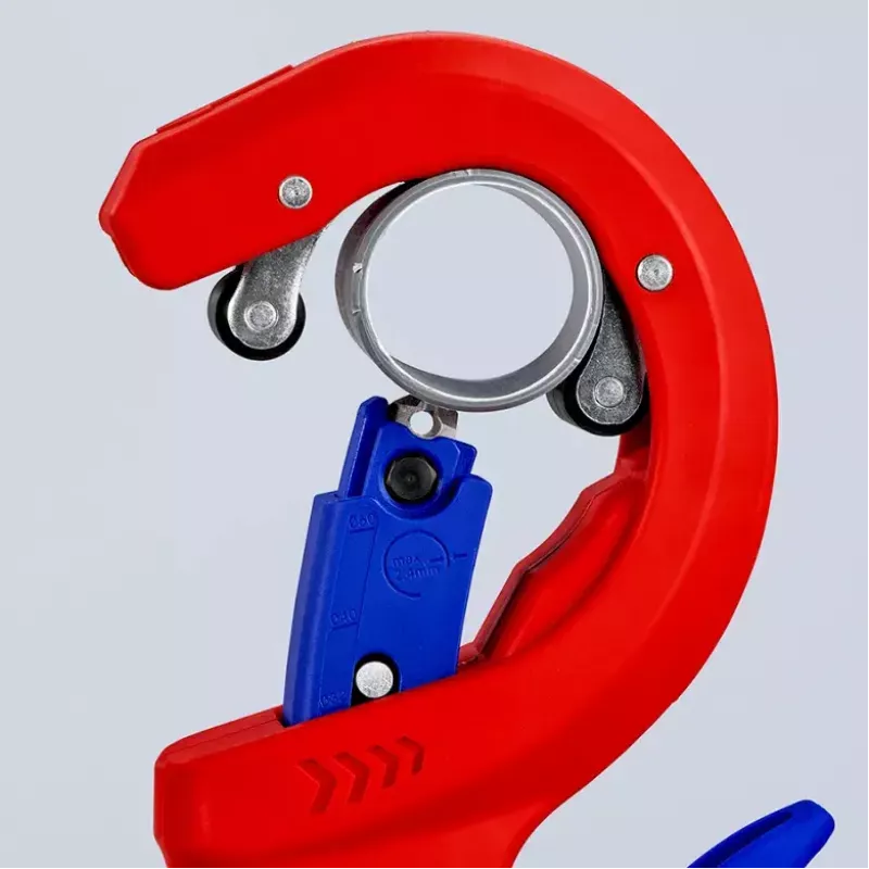 Vamzdžių pjoviklis Knipex 90 23 01 BK plieninė geležtė plastikinė rankena 165 mm