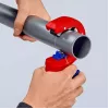 Vamzdžių pjoviklis Knipex 90 23 01 BK plieninė geležtė plastikinė rankena 165 mm