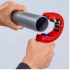 Vamzdžių pjoviklis Knipex 90 23 01 BK plieninė geležtė plastikinė rankena 165 mm