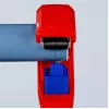 Vamzdžių pjoviklis Knipex 90 23 01 BK plieninė geležtė plastikinė rankena 165 mm