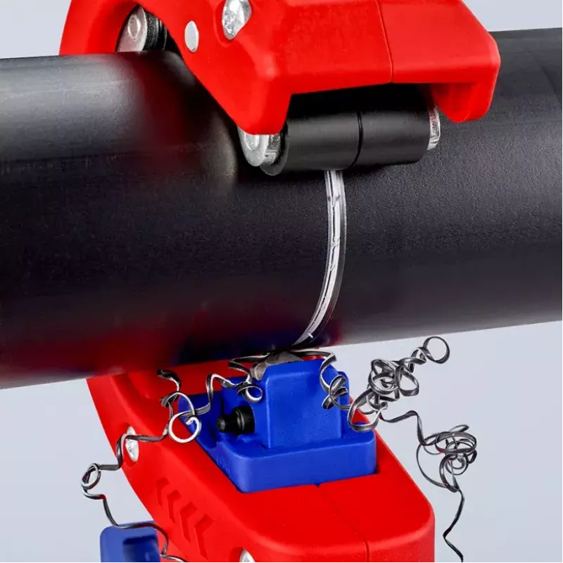 Vamzdžių pjoviklis Knipex 90 23 01 BK plieninė geležtė plastikinė rankena 165 mm