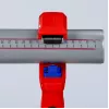 Vamzdžių pjoviklis Knipex 90 23 01 BK plieninė geležtė plastikinė rankena 165 mm