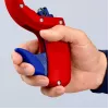 Vamzdžių pjoviklis Knipex 90 23 01 BK plieninė geležtė plastikinė rankena 165 mm
