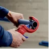 Vamzdžių pjoviklis Knipex 90 23 01 BK plieninė geležtė plastikinė rankena 165 mm