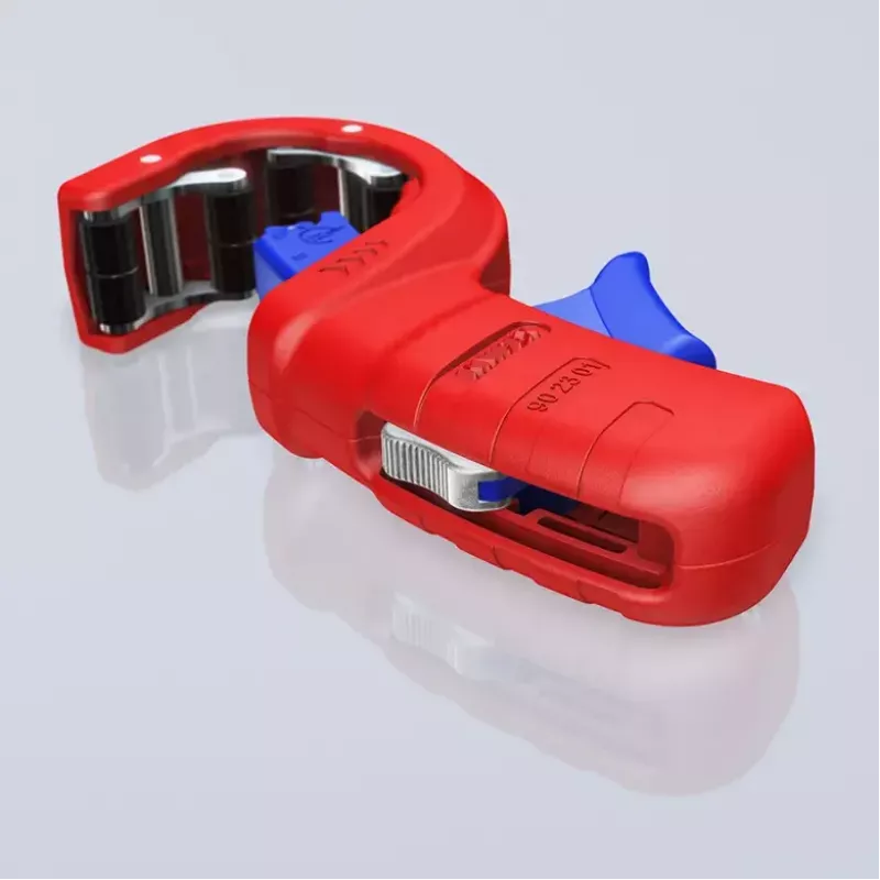 Vamzdžių pjoviklis Knipex 90 23 01 BK plieninė geležtė plastikinė rankena 165 mm