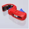 Vamzdžių pjoviklis Knipex 90 23 01 BK plieninė geležtė plastikinė rankena 165 mm
