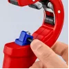 Vamzdžių pjoviklis Knipex 90 23 01 BK plieninė geležtė plastikinė rankena 165 mm