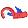 Vamzdžių pjoviklis Knipex 90 23 01 BK plieninė geležtė plastikinė rankena 165 mm
