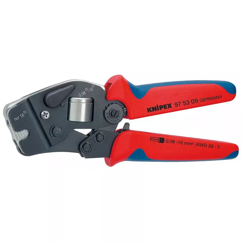 Replės Knipex 97 53 09 plieno mėlynos raudonos 190 mm 486 g
