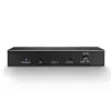 Lindy 2 Port HDMI 2.0 18G Splitter, HDMI, 2x HDMI, 3840 x 2160 pikselių, juoda, metalinė, CE, FCC, RoHS, REACH, California Proposition 65