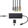 Lindy DST-Mini USB-C nešiojamojo kompiuterio mini dokinė stotelė su 4K palaikymu ir 100 W pralaidžiu įkrovimu